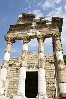 Italia Collection: ITALY. Brescia. Capitoline Temple (73-74 BC)