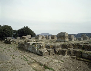 Campania Collection: Italy. Campania. Cumae. Acropolis. The Greek temple of Apoll