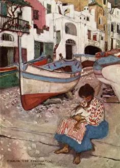 Capri Prints: Italy / Capri Beach 1904