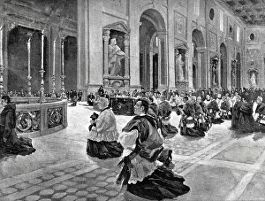 Italy. Easter in Rome