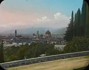 Duomo Prints: Italy - Florence, from San Miniato