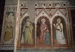 Italy. Florence. Theory of Saints by Spinello Aretino (1350