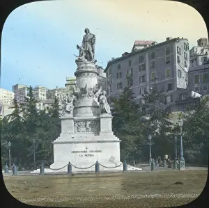 Cnetury Prints: Italy - Genoa - Christopher Columbus