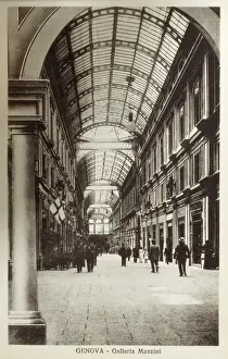 Genova Prints: Italy, Genoa - Galleria Mazzini