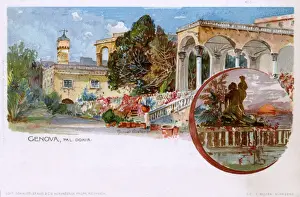 Wielandt Prints: Italy - Genoa, Palazzo Doria