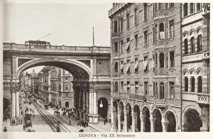 Genova Prints: Italy, Genoa - Via XX Settembre