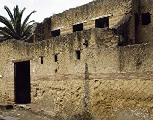 Campania Collection: Italy. Herculaneum. The House of the Stags. 1st AD. Entrance
