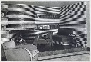 Modernism Collection: Italy - Interior Design of the period - 1930s