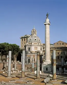 Trajan Prints: ITALY. LAZIO. Rome. Forum of Trajan. Forum of