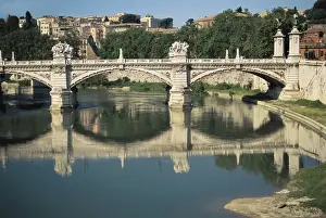 Vittorio Prints: ITALY. LAZIO. ROME. Rome. Vittorio bridge over