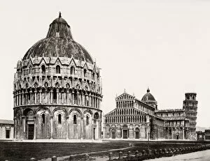 Italy - leaning tower, baptistery, Duomo, Pisa