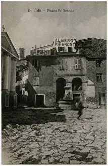 Piazza Prints: Italy, Liguria, Bajardo - Piazza de Sonnaz