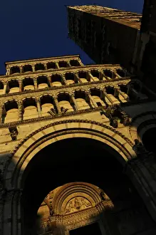 Italy. Lucca. Cathedral of Saint Martin. Facade