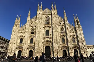 Nascent Prints: Italy. Milan. Cathedral. Gothic. 14th century. Exterior. Fac