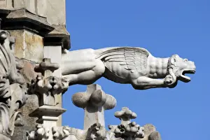 Italy. Milan. Cathedral. Gothic. 14th century. Exterior. Gar