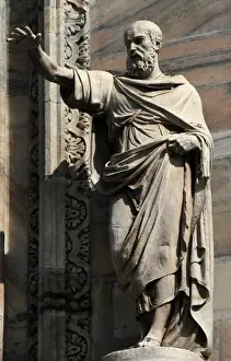 Italy. Milan. Cathedral. Gothic. 14th century. Exterior. Sta