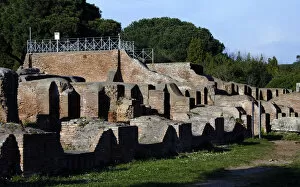 Images Dated 5th April 2009: Italy. Ostia Antica. Baths of Neptune