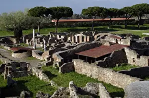 Italy. Ostia Antica. Ruins
