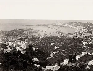 Genoa Prints: Italy - panorama Genoa, Genova