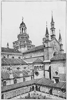 Certosa Prints: Italy / Pavia Certosa 1886