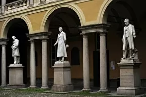 Images Dated 25th March 2012: Italy. Pavia. Courtyard in University of Pavia
