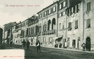 Pegli Prints: Italy - Pegli - The Grand Hotel