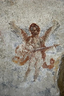 Poempeiians Collection: ITALY. Pompeii. Cupid. Roman art. Early Empire