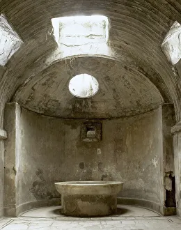 Pompeian Prints: Italy. Pompeii. The Forum thermal baths. Public baths