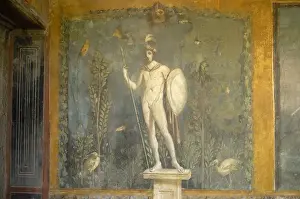 ITALY. Pompeii. Frescoes in the House of Venus in