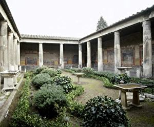 Preserved Gallery: Italy. Pompeii. House of Vetti. Domus. 1st century AD. Peris