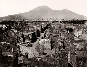 Italy - Pompeii and mount Vesuvius