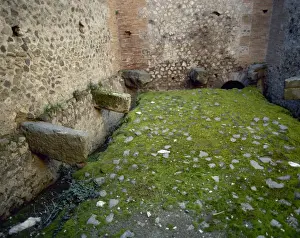 Remain Prints: Italy. Pompeii. Public Latrines. Ruins
