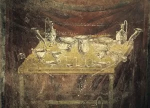 Campanians Collection: ITALY. Pompeii. Vesuvius Gate. Tomb of Caius Vestorius