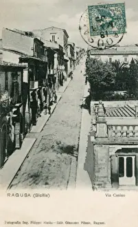Ragusa Prints: Italy - Ragusa, Sicily - Via Casina