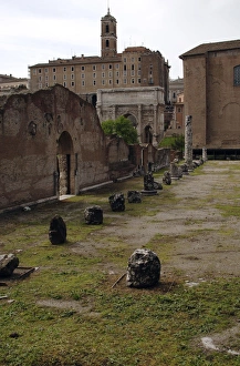 Images Dated 3rd April 2009: Italy. Rome. Basilica Aemilia