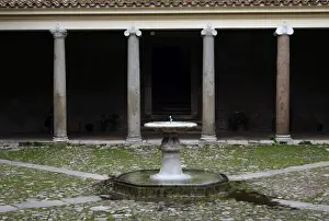 Cloister Prints: Italy. Rome. The Basilica of Saint Clement. Cloister