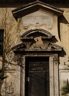 Images Dated 18th March 2009: Italy. Rome. The Basilica of Saint Clement. Exterior. Detail