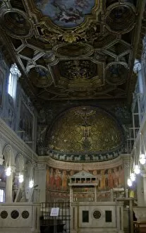 Arabesque Gallery: Italy. Rome. The Basilica of Saint Clement. Interior of the