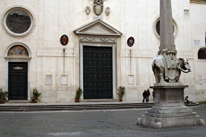 Images Dated 16th March 2009: Italy. Rome. Basilica of Saint Mary above Minerva and Minerv