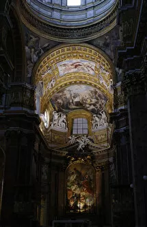 Apse Gallery: Italy. Rome. Basilica of San Carlo al Corso. Apse and high a