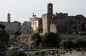 Images Dated 18th March 2009: Italy. Rome. Basilica of Santa Francesca Romana next to the
