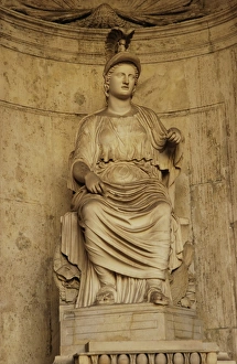 ITALY. Rome. Capitoline Museums. Courtyard of