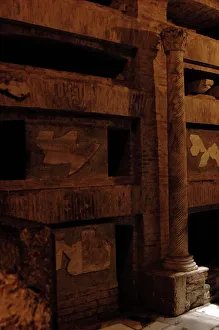 Italy. Rome. Catacombs of Callixtus