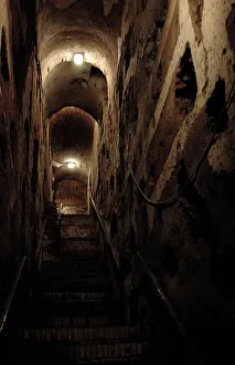 Italy. Rome. Catacombs of Callixtus