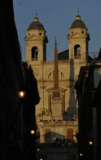 Images Dated 17th March 2009: Italy. Rome. The church of the Santissima Trinita dei Monti