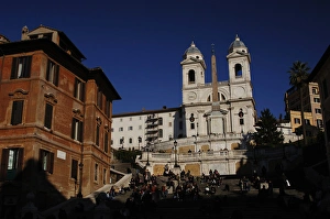 Images Dated 29th January 2009: Italy. Rome. Church of the Trinita dei Monti. 16th century