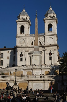 Images Dated 29th January 2009: Italy. Rome. Church of the Trinita dei Monti. 16th century