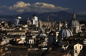 Images Dated 8th March 2009: Italy. Rome. City panorama