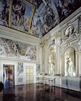 1602 Gallery: ITALY. Rome. Farnese Palace. Ceiling of the Carracci