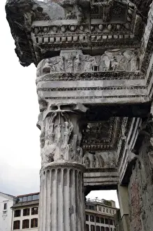 Italy. Rome. Forum of Nerva. Built in 85-97 A. C. Colonnacce